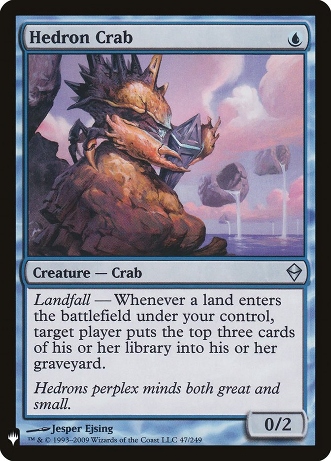 Hedron Crab [Mystery Booster] - Trinity Hobby