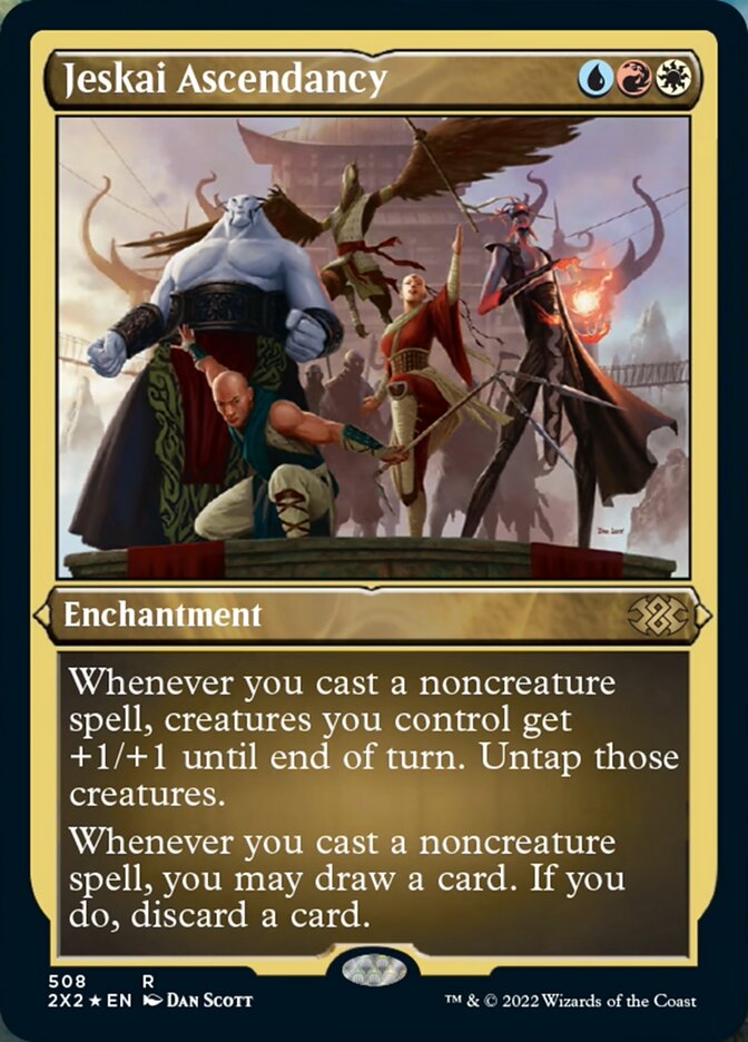 Jeskai Ascendancy (Foil Etched) [Double Masters 2022] - Trinity Hobby