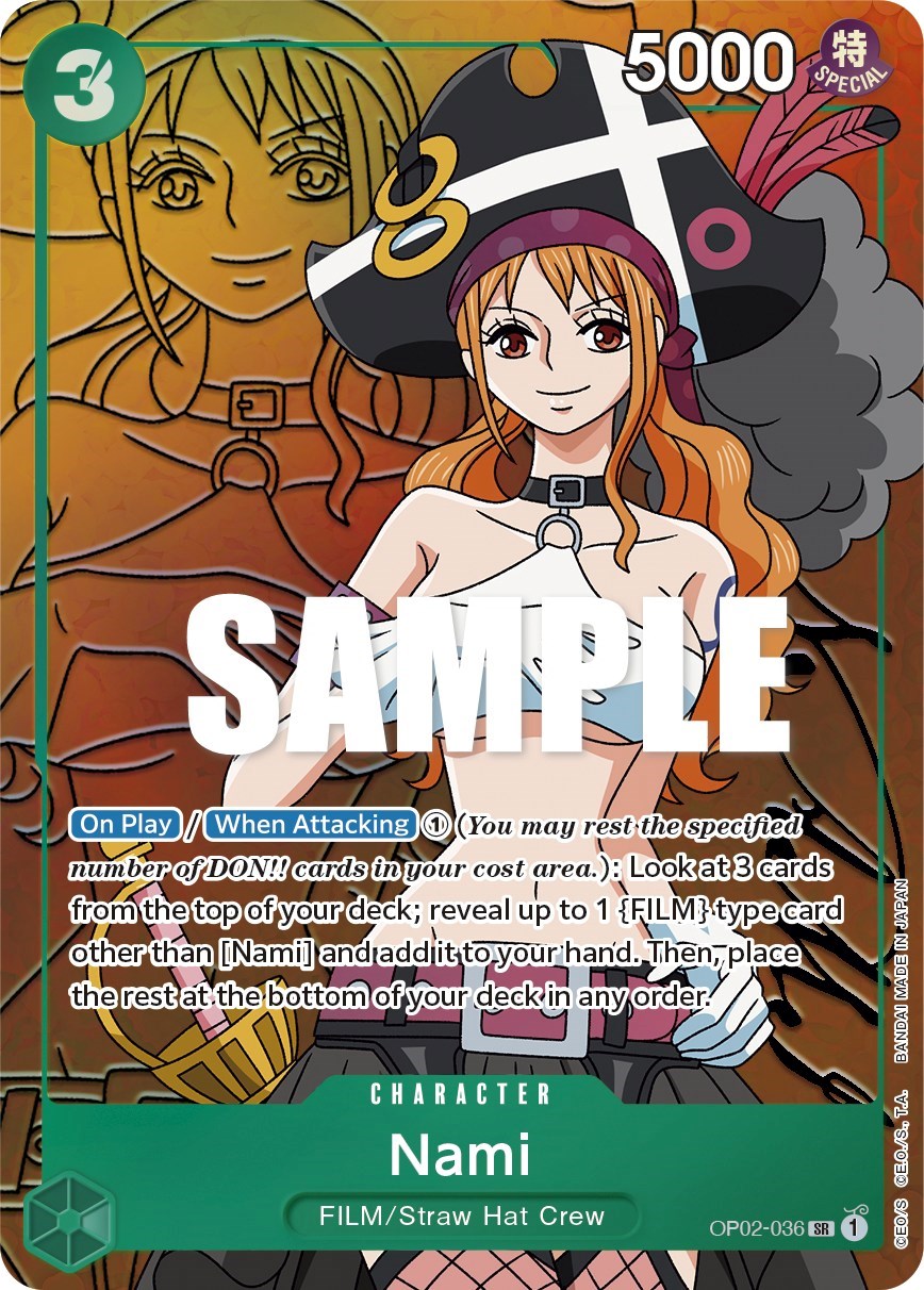 Nami (Alternate Art) (OP02-036) - [Paramount War] Foil - Trinity Hobby