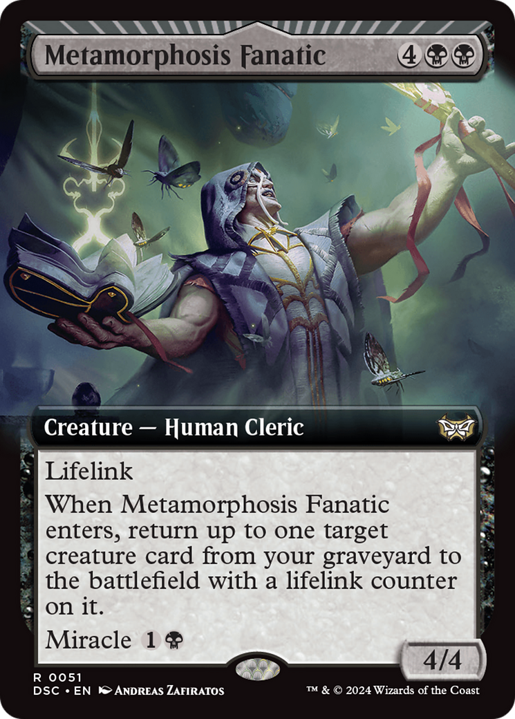 Metamorphosis Fanatic (Extended Art) [Duskmourn: House of Horror Commander] - Trinity Hobby