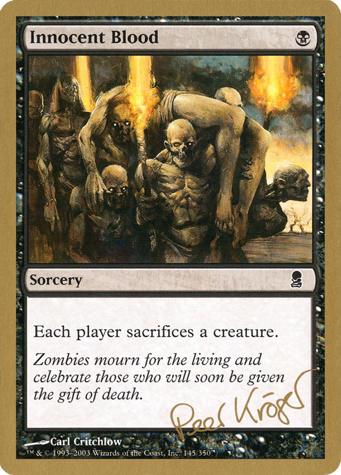 Innocent Blood (Peer Kroger) [World Championship Decks 2003] - Trinity Hobby