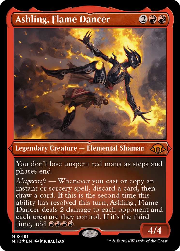 Ashling, Flame Dancer  [Foil]  (MH3-481) - [Modern Horizons 3] - Trinity Hobby