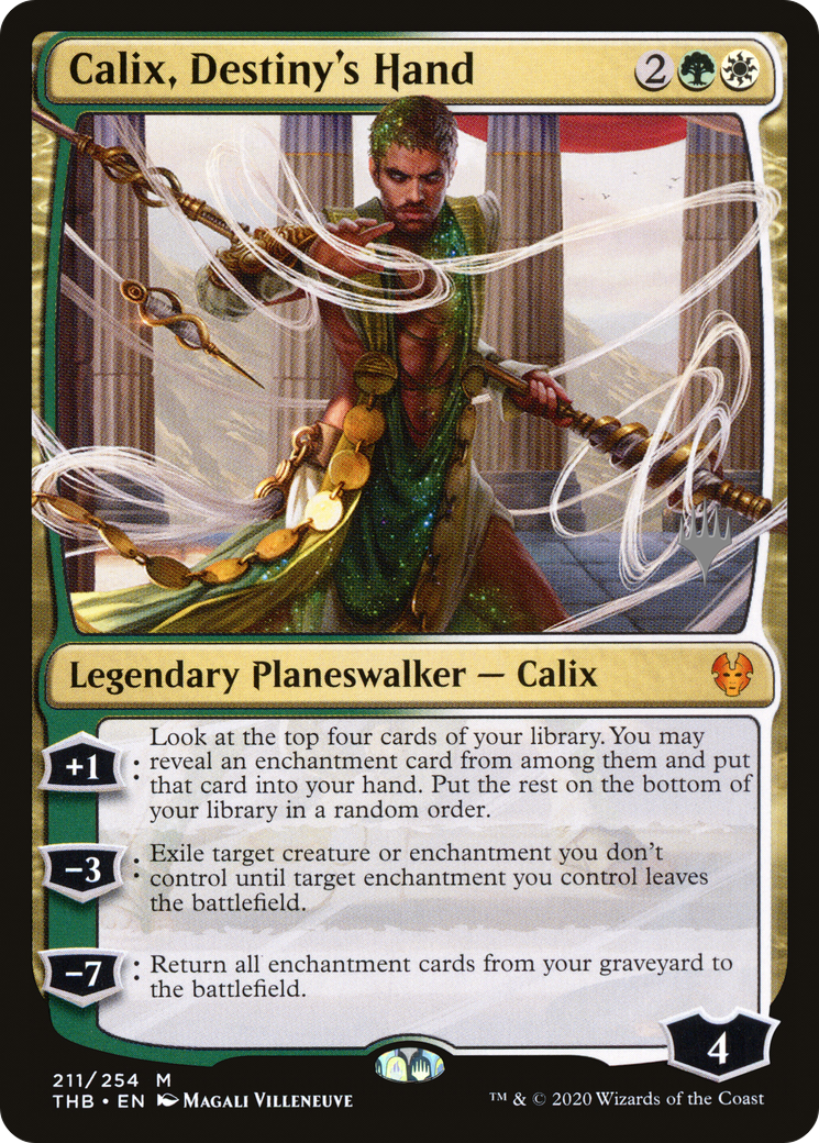 Calix, Destiny's Hand (Promo Pack) [Theros Beyond Death Promos] - Trinity Hobby