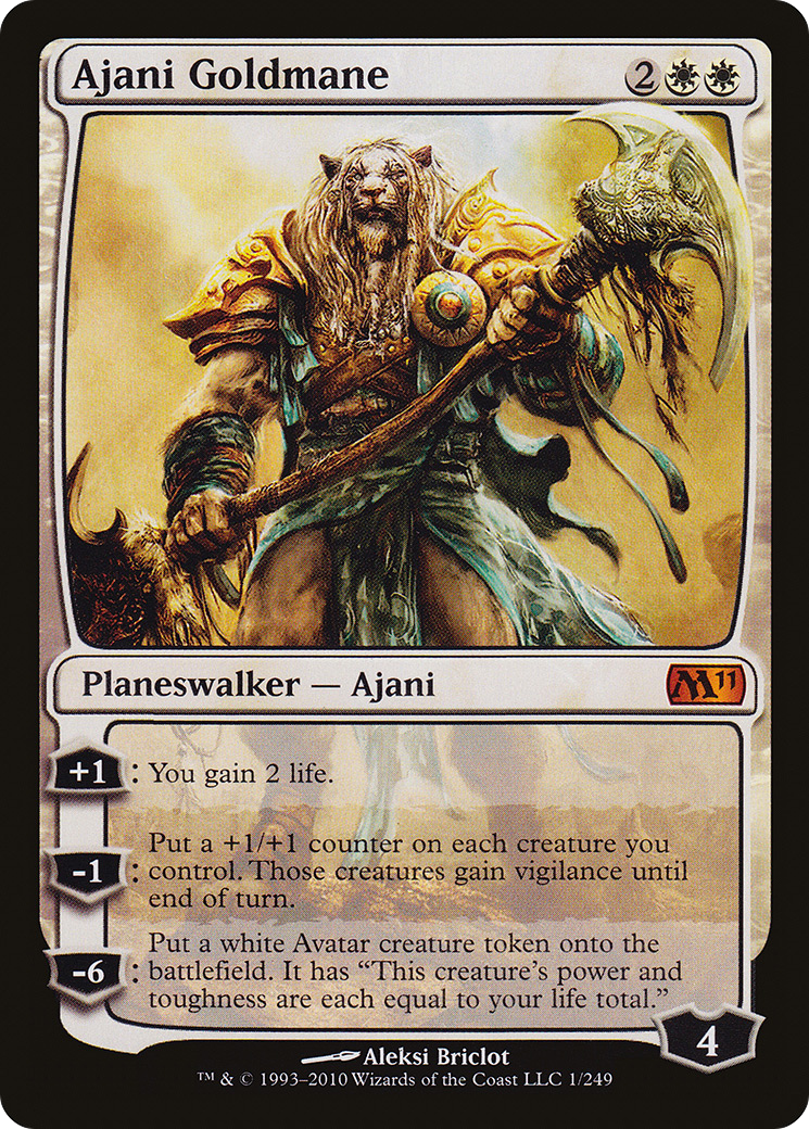 Ajani Goldmane [Magic 2011] - Trinity Hobby