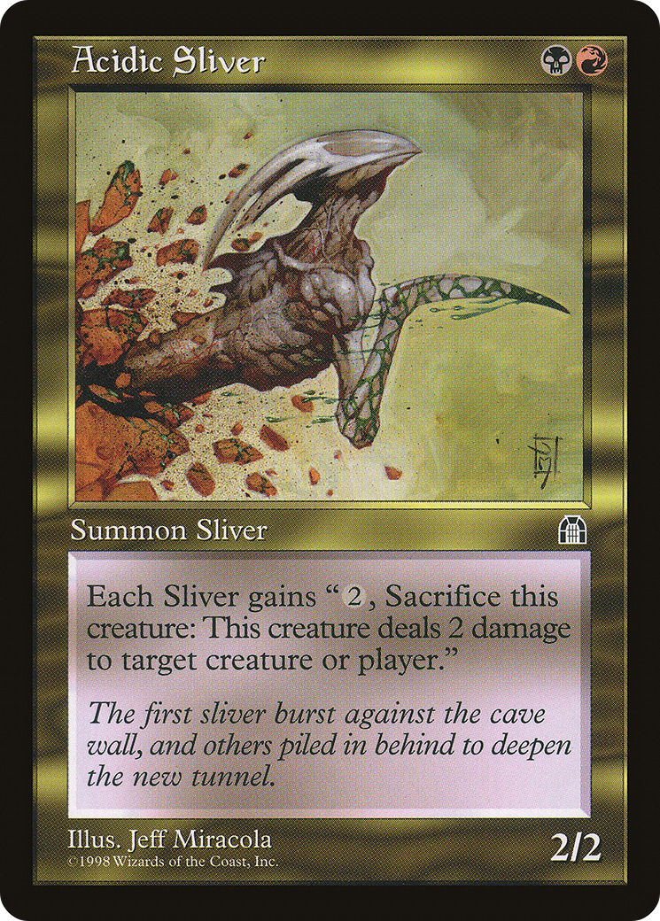 Acidic Sliver [Stronghold] - Trinity Hobby