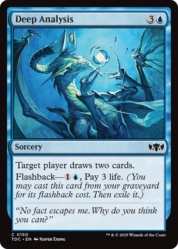 Deep Analysis [Tarkir: Dragonstorm Commander] - Trinity Hobby