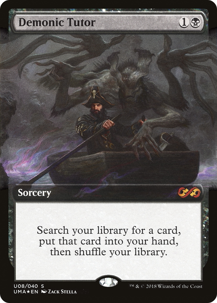 Demonic Tutor (Topper) [Ultimate Masters Box Topper] - Trinity Hobby