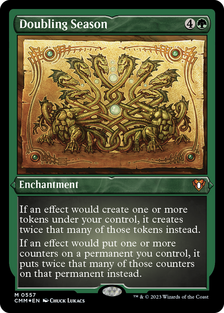 Doubling Season (Foil Etched) [Commander Masters] - Trinity Hobby