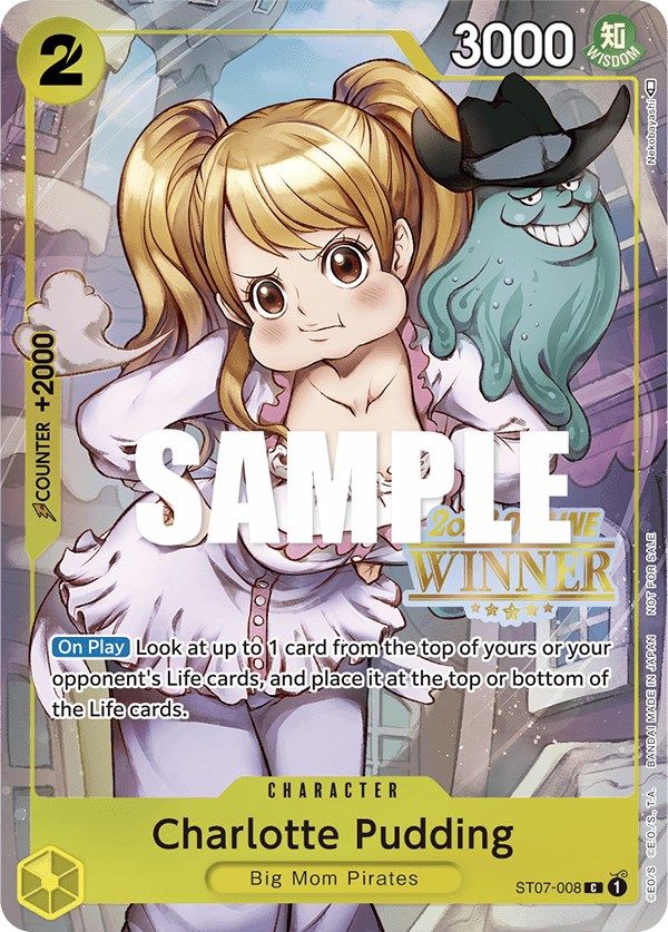Charlotte Pudding (Offline Regional 2023) [Winner] (ST07-008) - [One Piece Promotion Cards] Foil - Trinity Hobby
