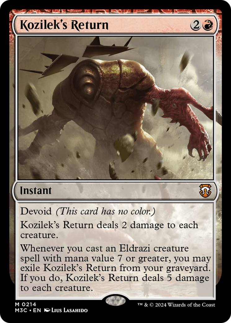 Kozilek's Return (Ripple Foil) [Modern Horizons 3 Commander] - Trinity Hobby