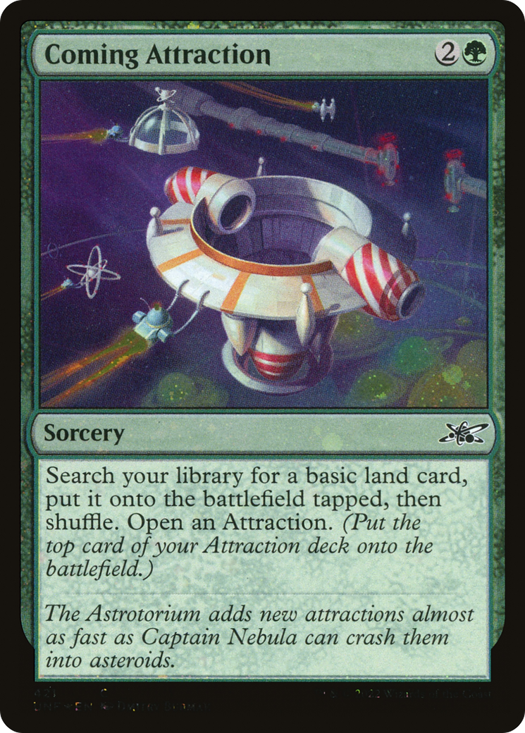 Coming Attraction (Galaxy Foil) [Unfinity] - Trinity Hobby