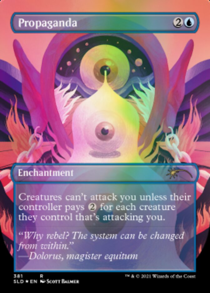 Propaganda // Propaganda (Borderless) [Secret Lair Drop Series] - Trinity Hobby