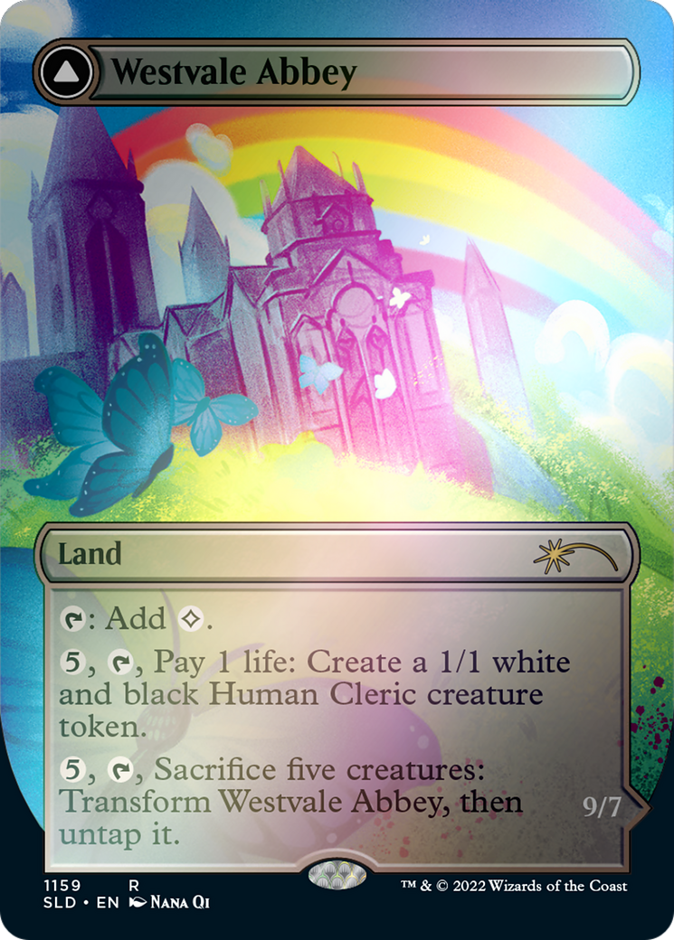 Westvale Abbey // Ormendahl, Profane Prince (Borderless) [Secret Lair: From Cute to Brute] - Trinity Hobby