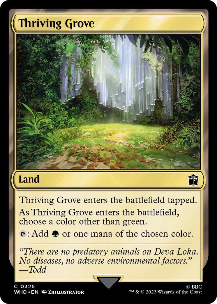 Thriving Grove [Doctor Who] - Trinity Hobby