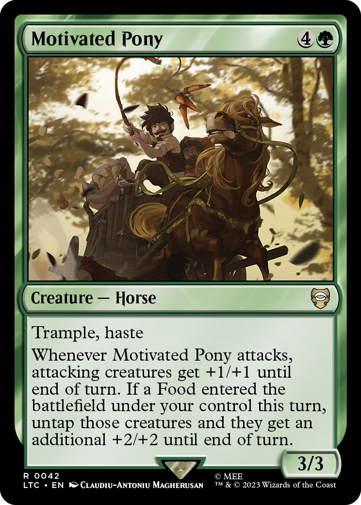 Motivated Pony [The Lord of the Rings: Tales of Middle-Earth Commander] - Trinity Hobby