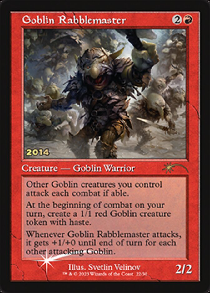 Goblin Rabblemaster [30th Anniversary Promos] - Trinity Hobby