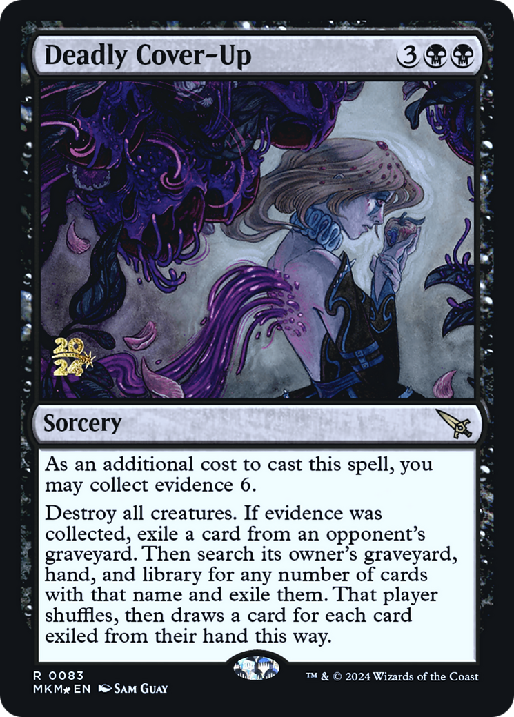 Deadly Cover-Up [Murders at Karlov Manor Prerelease Promos] - Trinity Hobby