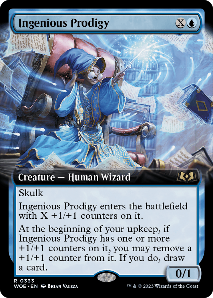 Ingenious Prodigy (Extended Art) [Wilds of Eldraine] - Trinity Hobby