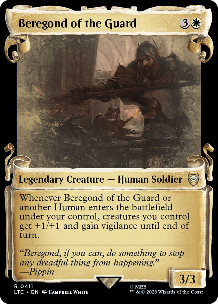 Beregond of the Guard [The Lord of the Rings: Tales of Middle-Earth Commander Showcase Scrolls] - Trinity Hobby