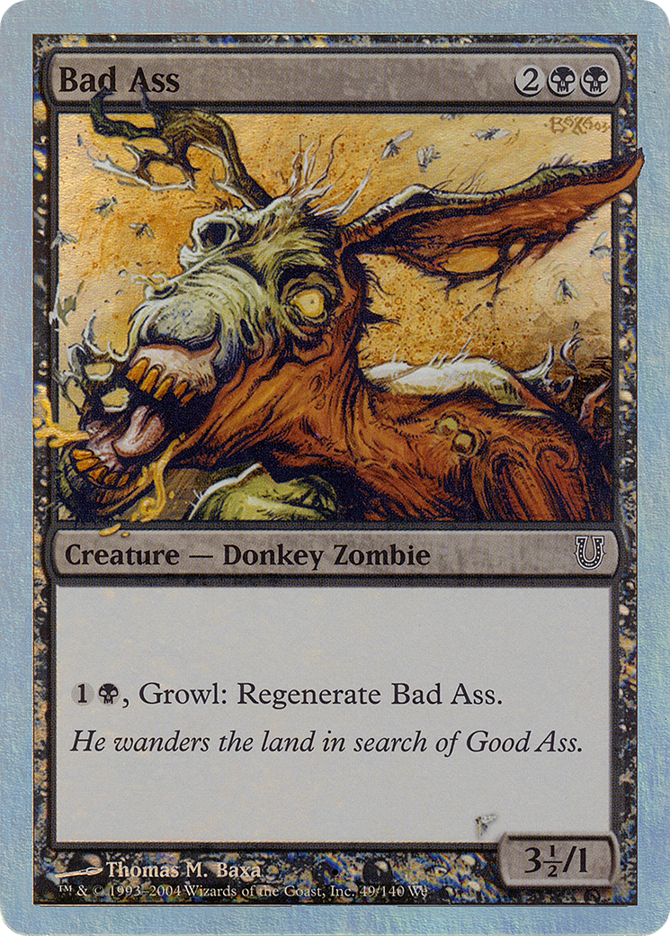 Bad Ass (Alternate Foil) [Unhinged] - Trinity Hobby