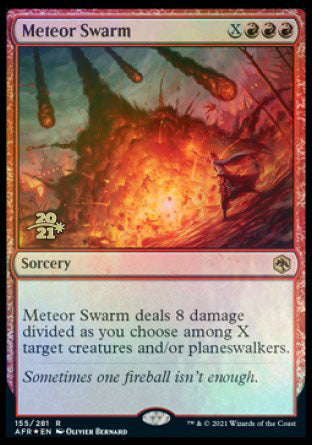 Meteor Swarm [Dungeons & Dragons: Adventures in the Forgotten Realms Prerelease Promos] - Trinity Hobby
