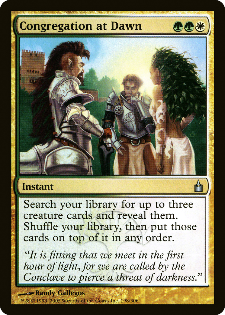 Congregation at Dawn [Ravnica: City of Guilds] - Trinity Hobby