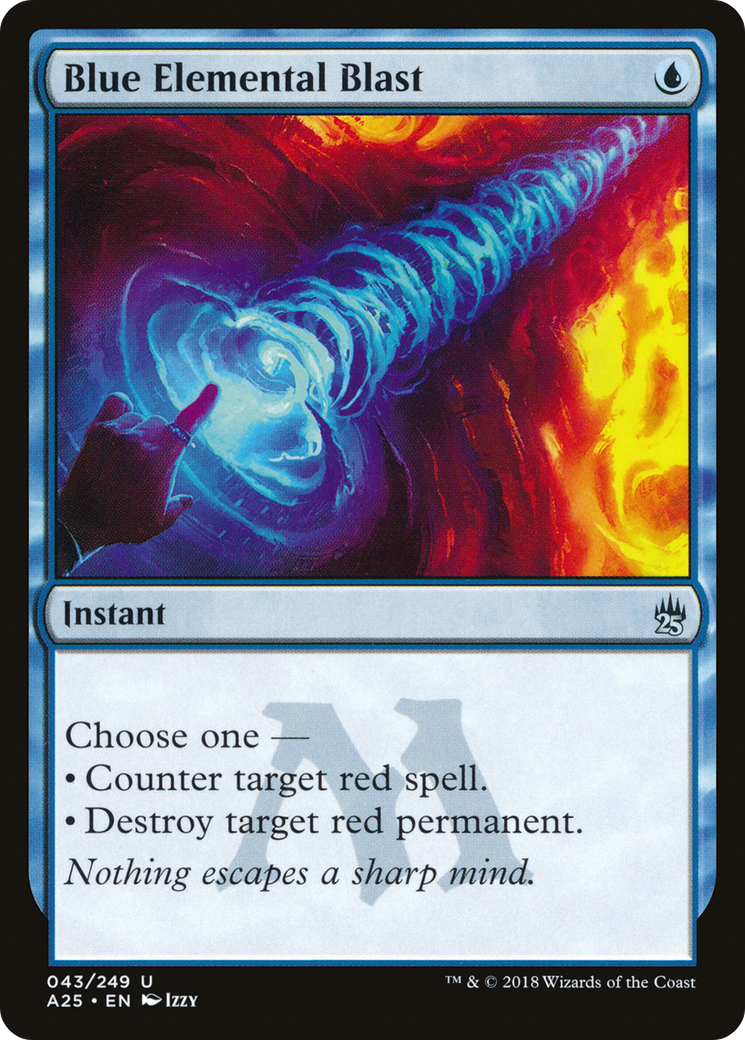 Blue Elemental Blast [Masters 25] - Trinity Hobby