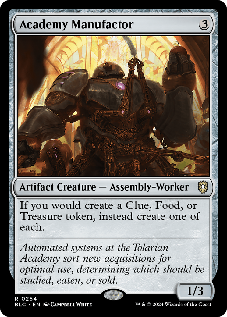 Academy Manufactor [Bloomburrow Commander] - Trinity Hobby