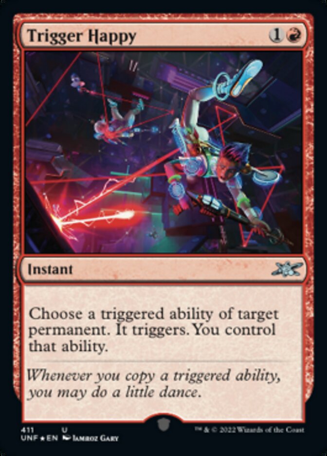 Trigger Happy (Galaxy Foil) [Unfinity] - Trinity Hobby