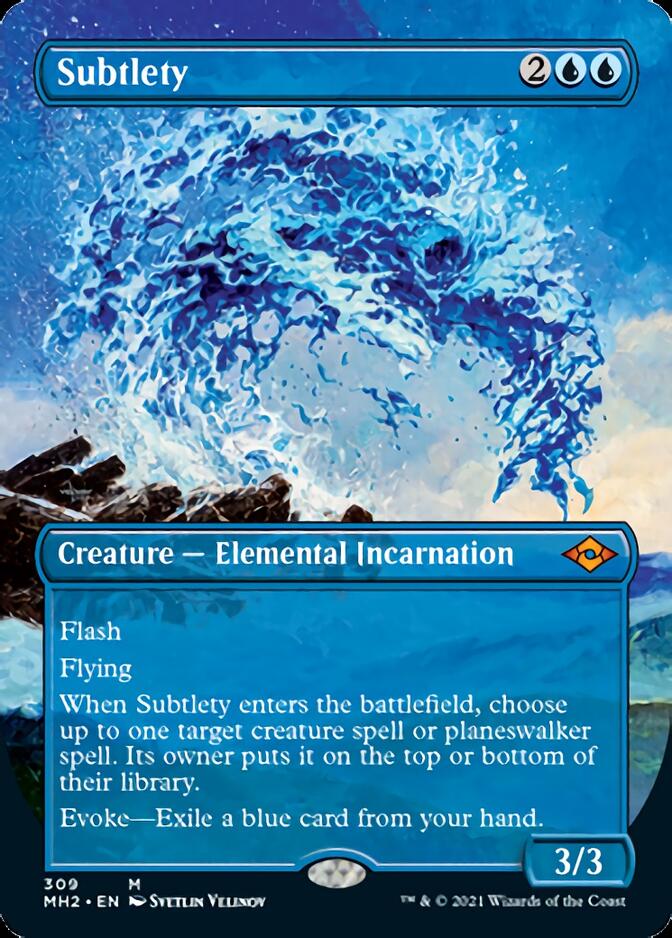 Subtlety (Borderless Alternate Art) [Modern Horizons 2] - Trinity Hobby