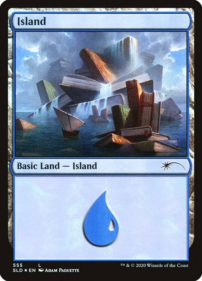 Island (Well Read) (555) [Secret Lair Drop Promos] - Trinity Hobby