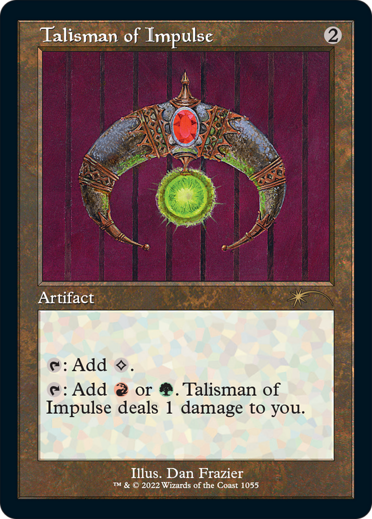 Talisman of Impulse [Etched Foil]  (SLD-1055) - [Secret Lair Drop] - Trinity Hobby