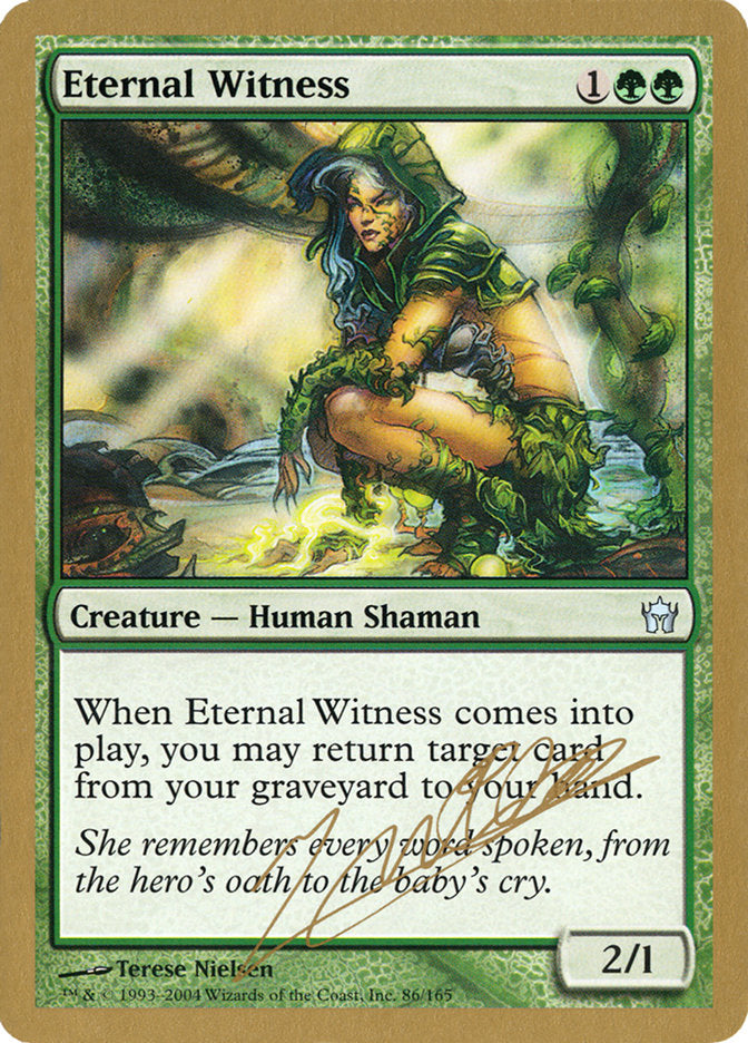 Eternal Witness (Julien Nuijten) [World Championship Decks 2004] - Trinity Hobby