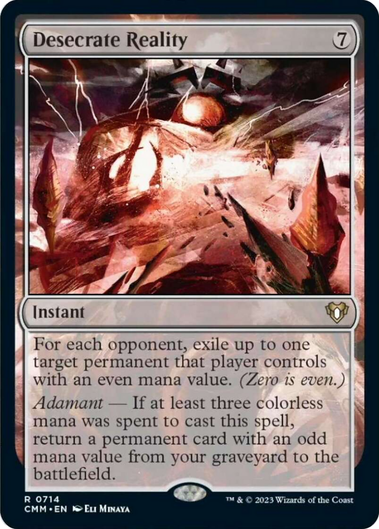 Desecrate Reality [Commander Masters] - Trinity Hobby