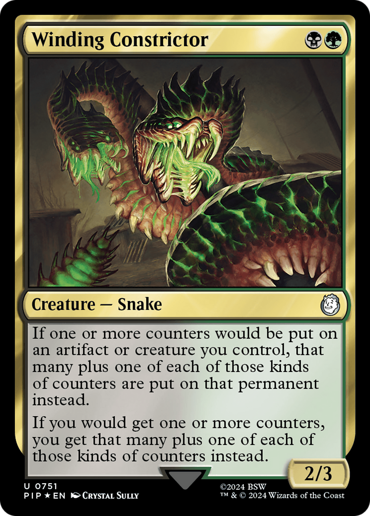 Winding Constrictor (Surge Foil) [Fallout] - Trinity Hobby
