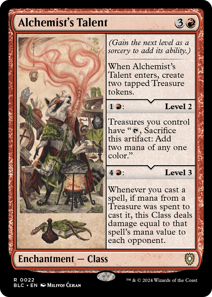 Alchemist's Talent [Bloomburrow Commander] - Trinity Hobby