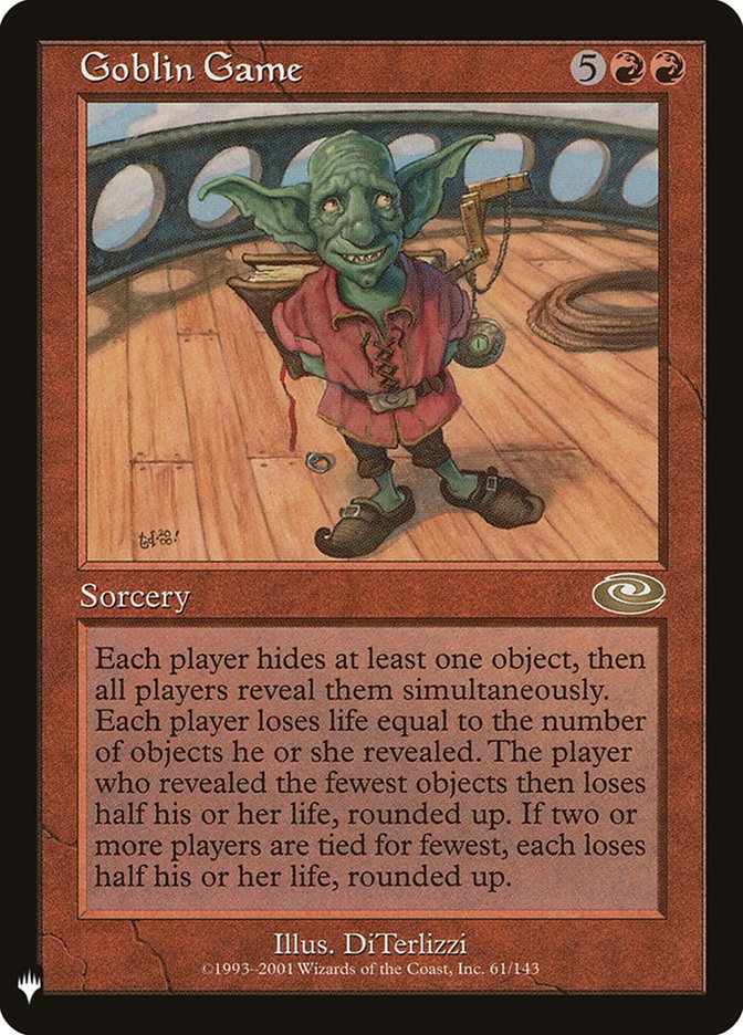 Goblin Game [The List] - Trinity Hobby