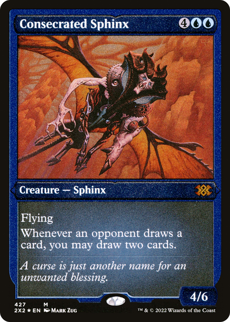 Consecrated Sphinx (Foil Etched)  [Foil]  (2X2-427) - [Double Masters 2022] - Trinity Hobby