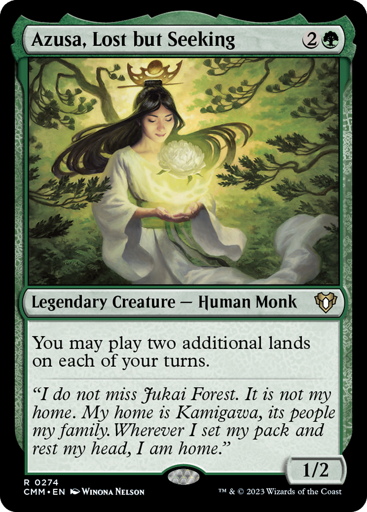 Azusa, Lost but Seeking [Commander Masters] - Trinity Hobby