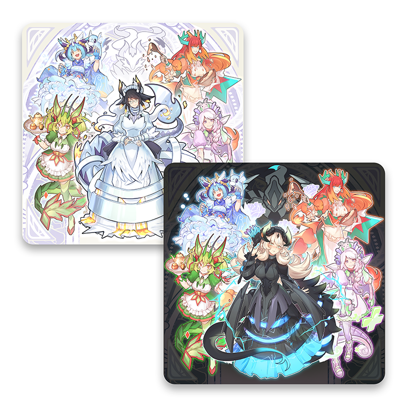 Pokemaids 2-Player Cloth Playmats EBONY
