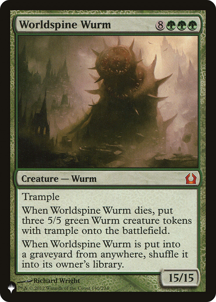 Worldspine Wurm [The List] - Trinity Hobby