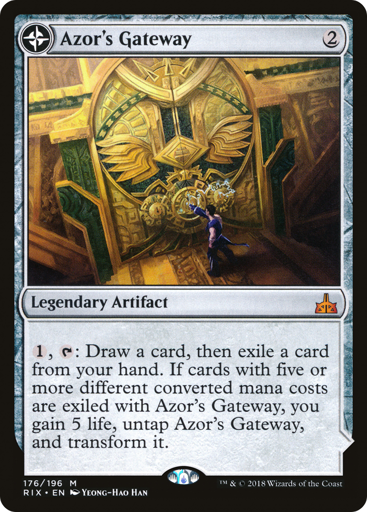Azor's Gateway // Sanctum of the Sun [Rivals of Ixalan] - Trinity Hobby
