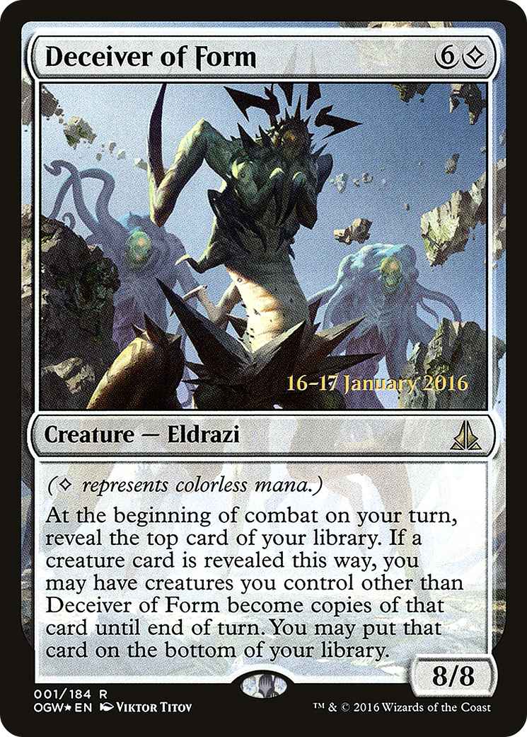 Deceiver of Form [Oath of the Gatewatch Prerelease Promos] - Trinity Hobby