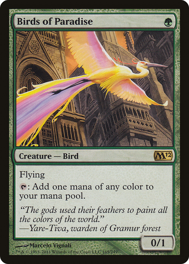 Birds of Paradise [Magic 2012] - Trinity Hobby