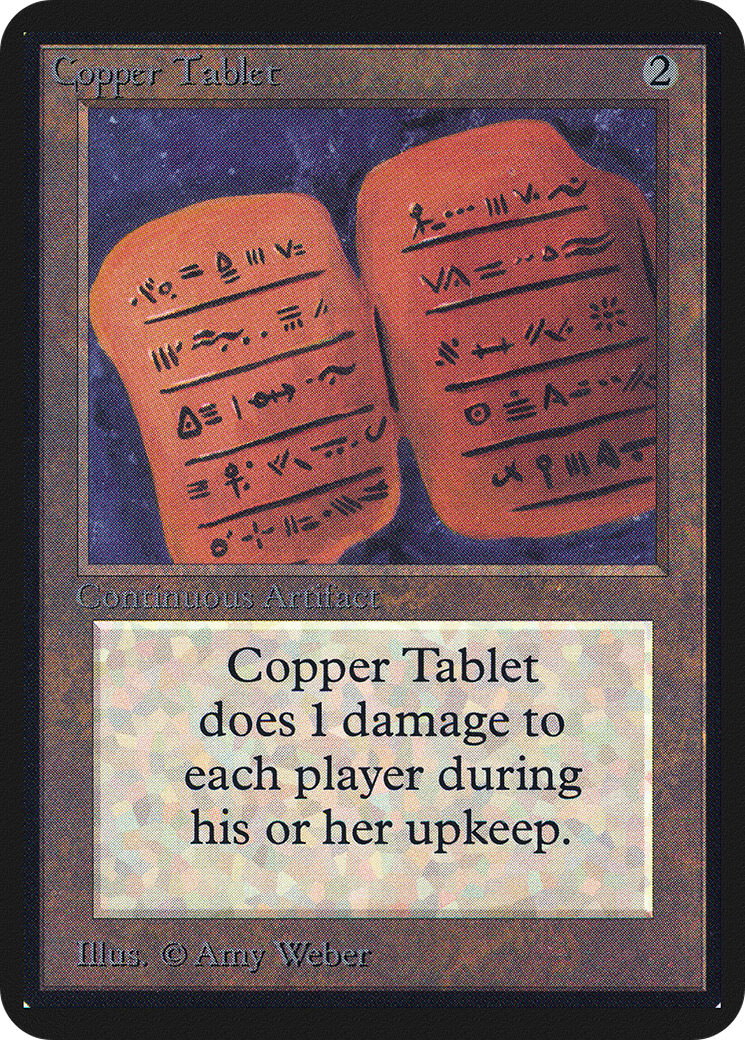 Copper Tablet [Alpha Edition] - Trinity Hobby