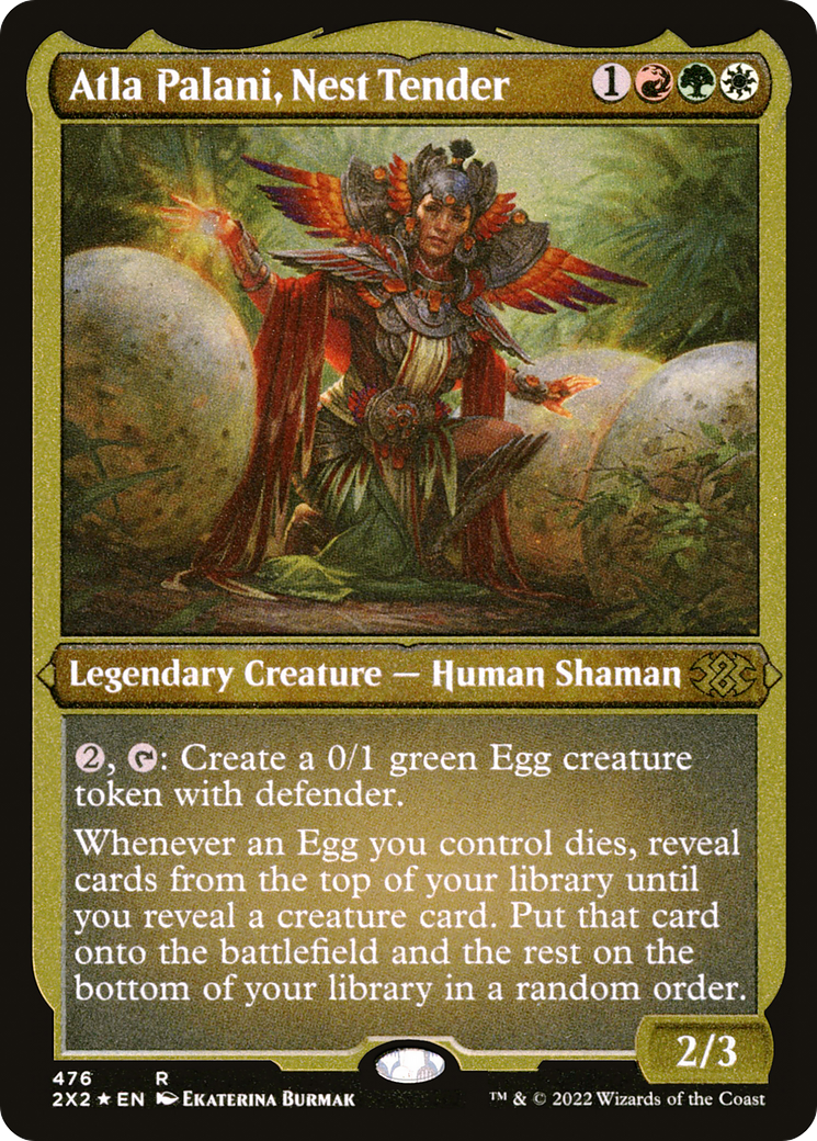 Atla Palani, Nest Tender (Foil Etched)  [Foil]  (2X2-476) - [Double Masters 2022] - Trinity Hobby