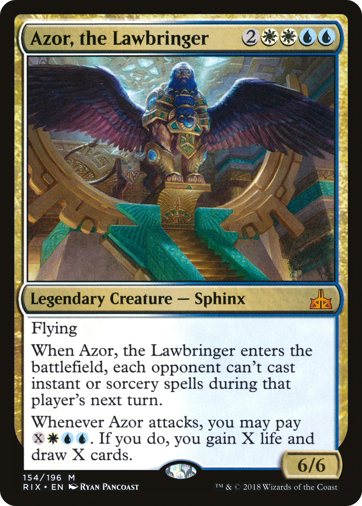 Azor, the Lawbringer [Rivals of Ixalan] - Trinity Hobby
