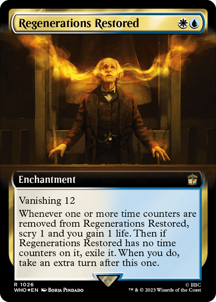 Regenerations Restored (Extended Art) (Surge Foil) [Doctor Who] - Trinity Hobby