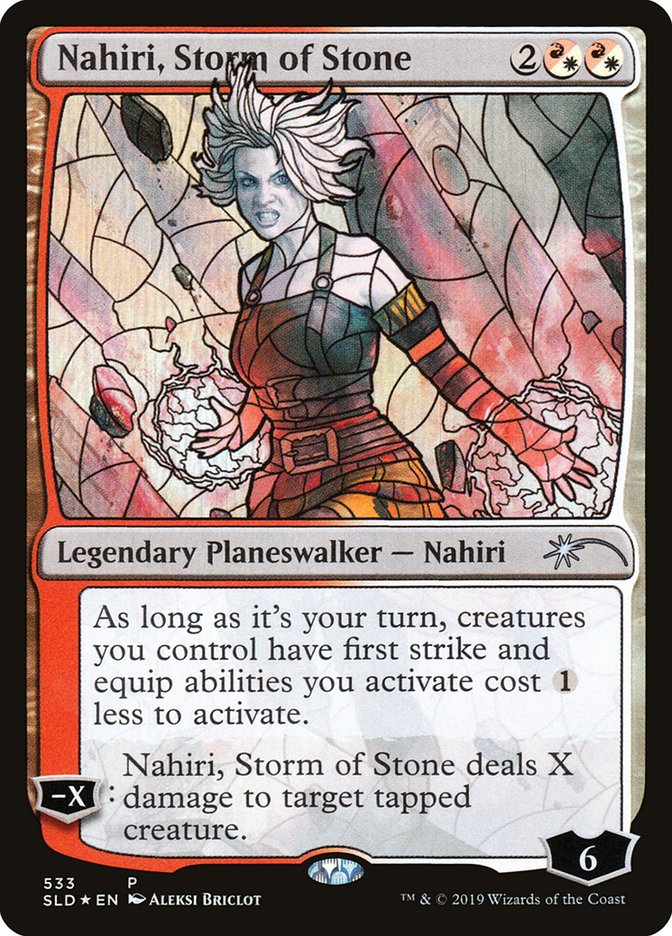 Nahiri, Storm of Stone (Stained Glass) [Secret Lair Drop Promos] - Trinity Hobby