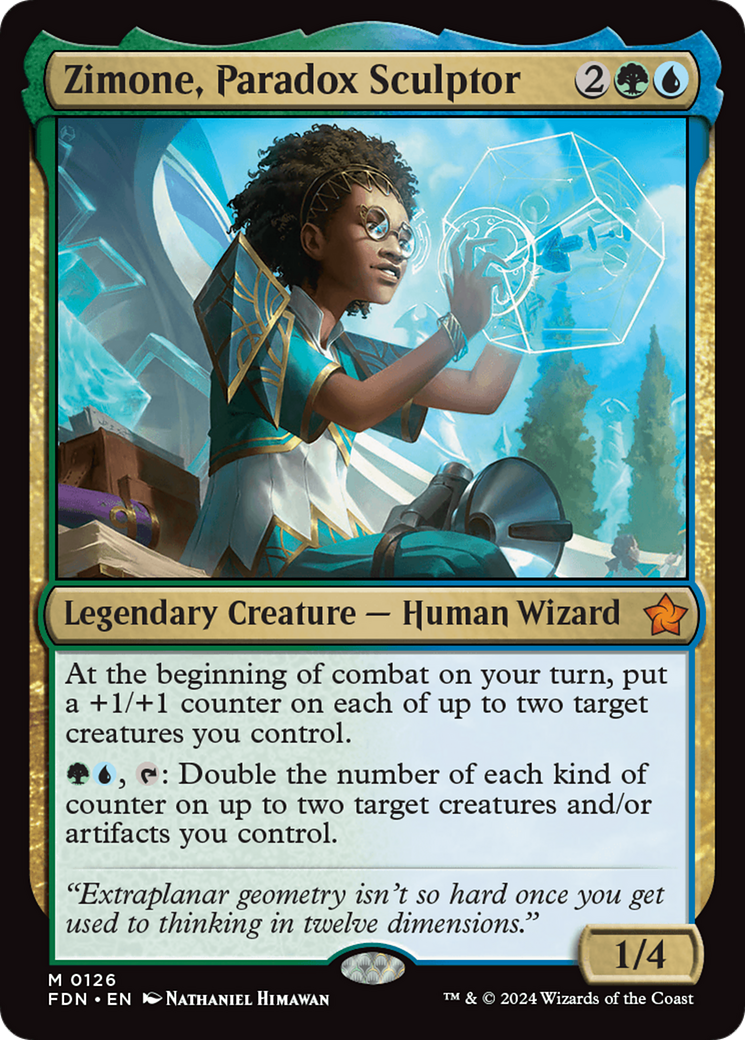 Zimone, Paradox Sculptor [Foundations] - Trinity Hobby